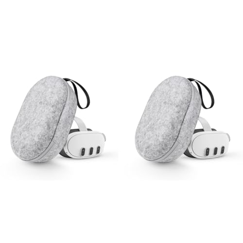 ZORBES® Carry Bag for Oculus Quest 3 Anti-Scratch Travel Case for Accessories Handle Bag with Handstrap VR Gaming Headset 2 PCS ZORBES® Carry Bag for Oculus Quest 3 Anti-Scratch Travel Case for Accessories Handle Bag with Handstrap VR Gaming Headset 2 PCS